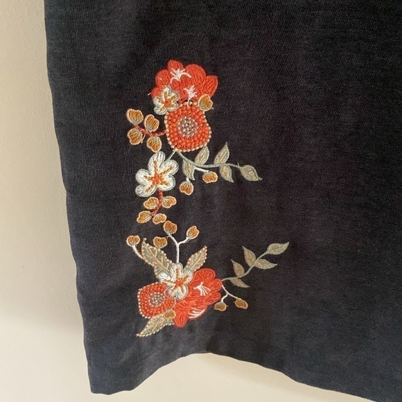 THML Poly Jersey Embroidery Mini Skirt - Picture 2 of 6